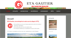 Desktop Screenshot of etagautier.com